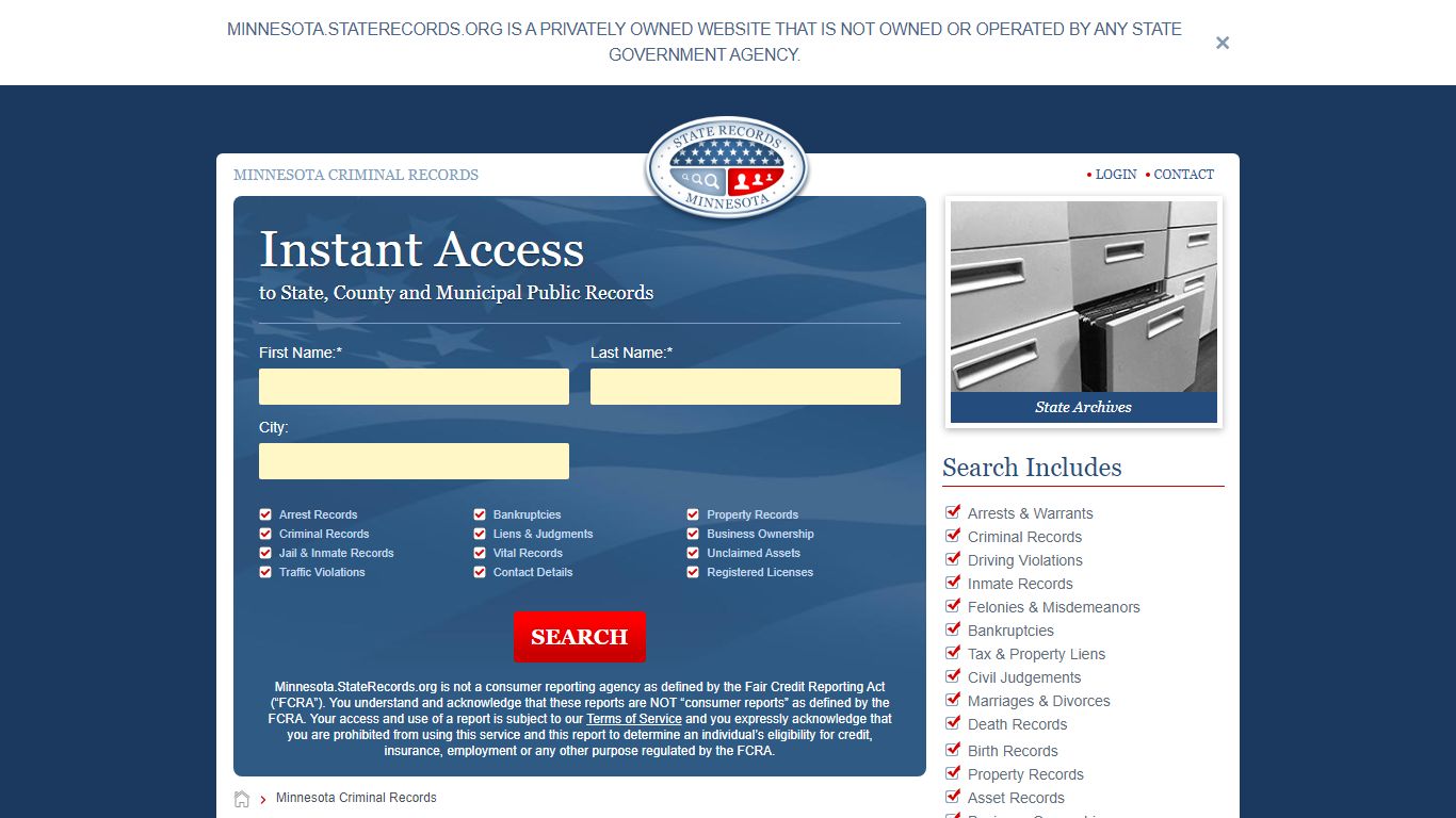 Minnesota Criminal Records Online | StateRecords.org